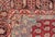 Red Antique Turkish Rug With Rich Crimson, Sky Blue, and Ivory Accents 5'10 X 8'2 For Sale - Image 8 of 15