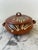Early 20th Century Hand Painted Mexican Terracotta Bowl With Lid Stamped Made in Mexico For Sale - Image 5 of 12