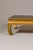 Gold Lacquered Ming Dynasty Style Chow Leg Coffee Table with Carved Apron For Sale - Image 9 of 12