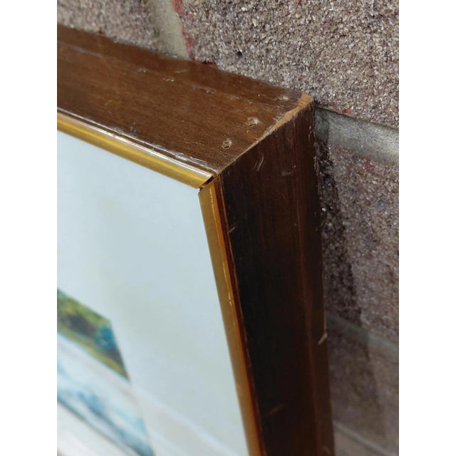 Framed Signed J. Akston "Exuberance of Spring, 1974" Artwork For Sale - Image 11 of 11