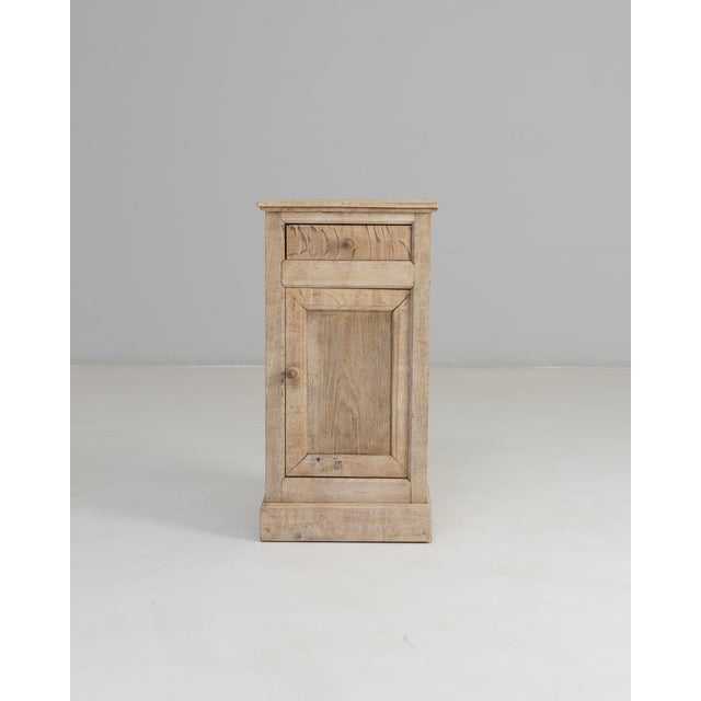 French Provincial 19th Century French Oak Bedside Table For Sale - Image 3 of 18
