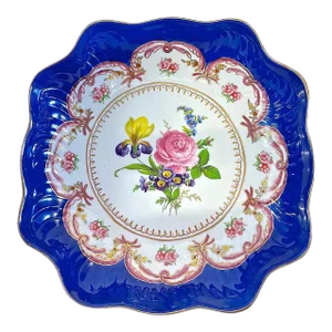 Vintage Paris Royal Porcelain Floral Dish
