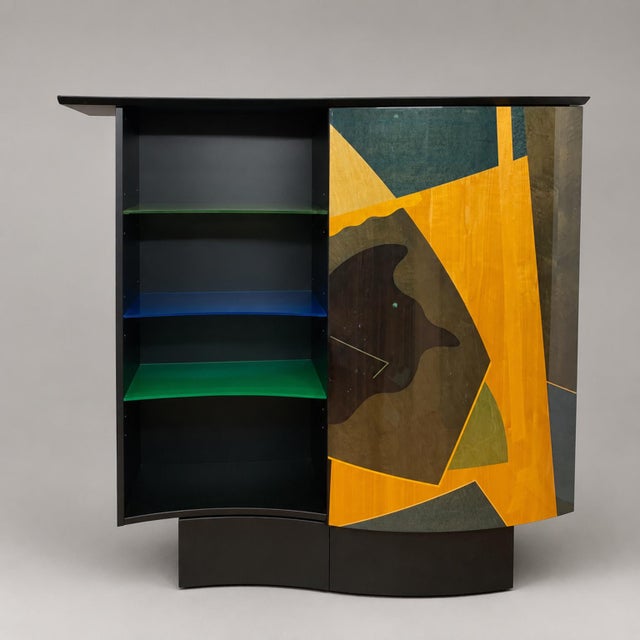 Wood Sideboard by Carlo Malnati, Italy, 1980s For Sale - Image 7 of 12