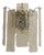 Hammered Strips Listelli Murano Glass Wall Sconce by Simoeng For Sale