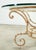 Metal 20th Century Italian Regency Wrought Iron Garden Dining Table For Sale - Image 7 of 18