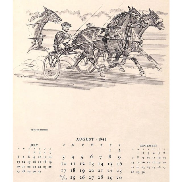 Paul Brown 1947 Calendar for Brooks Brothers For Sale - Image 13 of 15
