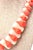 White 1990s French Sculptural Resin Collar Necklace Orange, Off White For Sale - Image 8 of 9