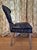 Art Deco Cecil Beaton Silk Vase Back Accent Chair For Sale - Image 3 of 7