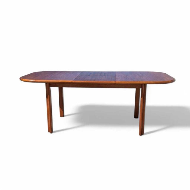 Danish Mid-Century Teak Butterfly-Leaf Dining Table, Mid-Century Modern, Scandinavian For Sale - Image 18 of 18