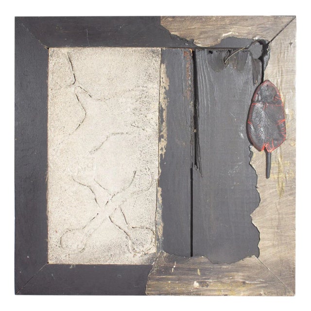 Found Object Wall Assemblage Signed by James Spencer Russell For Sale