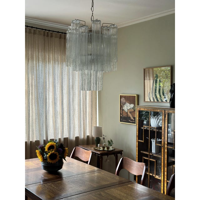 Murano Glass Tronchi Chandeliers, Set of 2 For Sale - Image 4 of 14