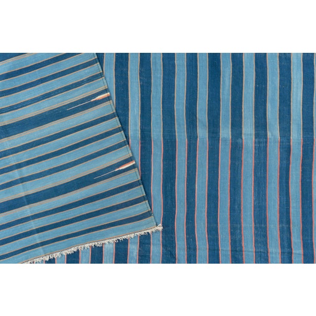 Antique Indian Dhurrie Rug 11ft 6in X 22ft For Sale - Image 9 of 17