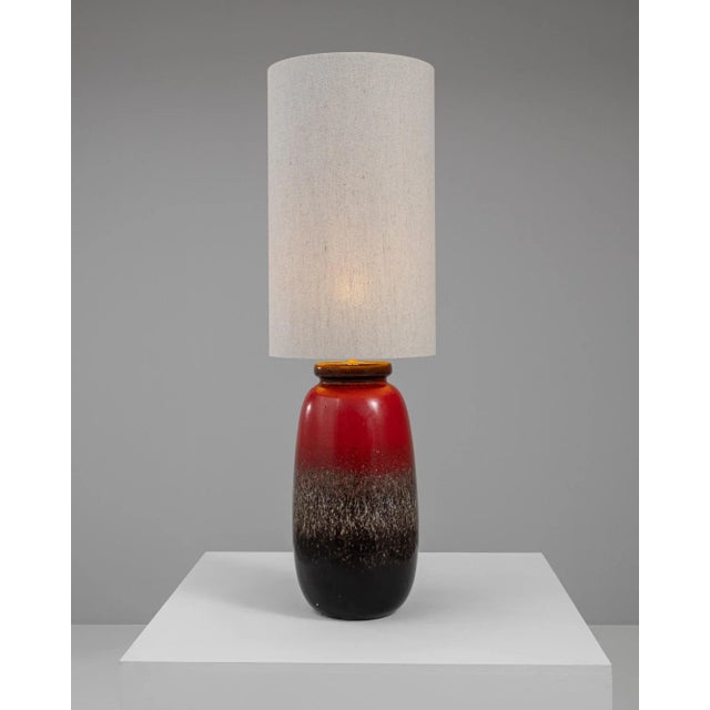 Mid 20th Century 20th Century German Ceramic Table Lamp For Sale - Image 5 of 12