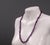 Gemstone neck chain in beautiful, rich color of good quality. Amethyst is a quartz characterized by its striking purple...