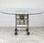 1980s Artisan Made Solid Bronze & Brass Dining Table With Beveled Glass Top For Sale - Image 4 of 9