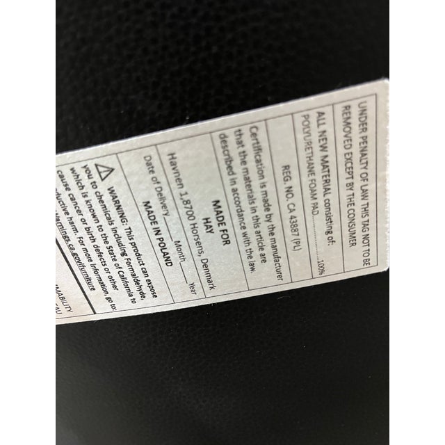 2010s Design Within Reach "Hay" Leather Lounge Chair For Sale - Image 5 of 9