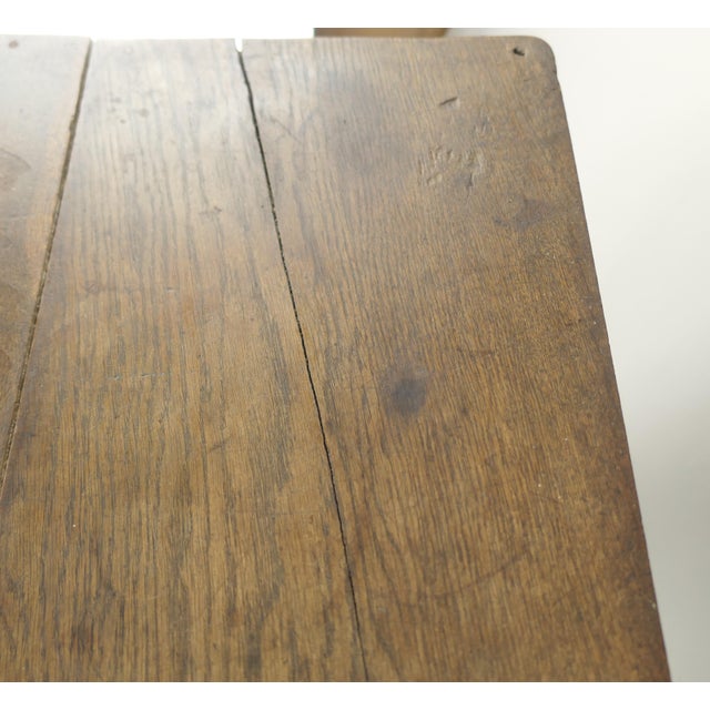 19th Century South Tyrolean Alpine Style Joggeltisch Table with Oak Top For Sale - Image 15 of 16