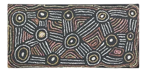 Aboriginal Australian "Women's Ceremony” by Maisie Campbell Napaltjarri, Signed (Acrylic on Canvas)
