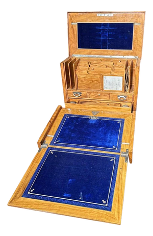 Vintage Olive Writing Box