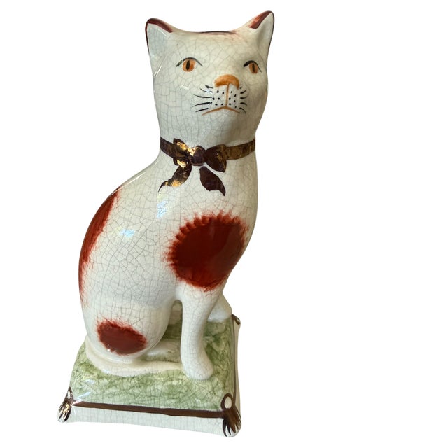 English Vintage English Staffordshire Cats - A Pair For Sale - Image 3 of 15