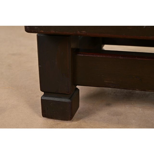 Klaus Rausch Mid-Century Brutalist Geometric Lounge Chair and Ottoman, 1960s For Sale - Image 10 of 14