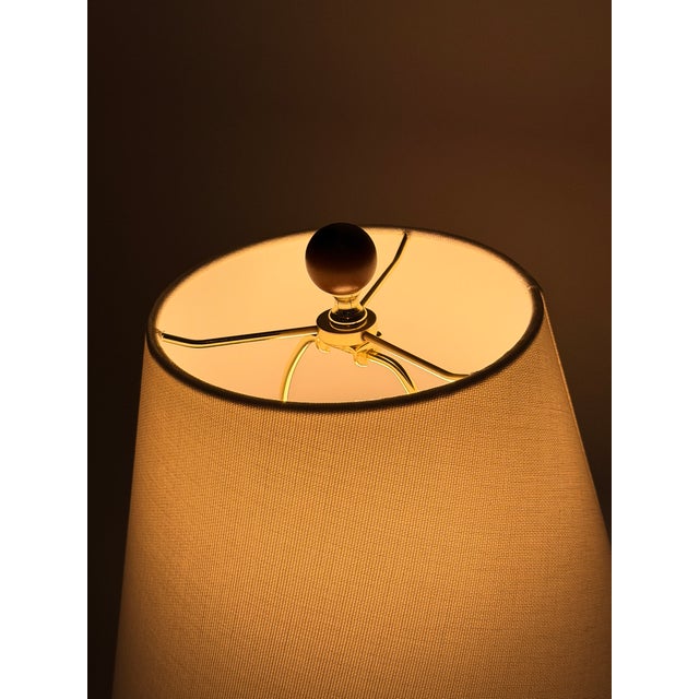 Ralph Lauren Home Cobalt Blue Double Gourd Porcelain Table Lamps – Pair For Sale - Image 9 of 9