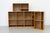 Danish Modern Modular Oak and Hessian Bookcase from HG, 1970s, Set of 6 For Sale - Image 9 of 18