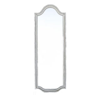White Wooden Mirror For Sale