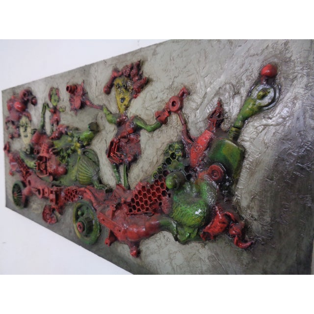 Art Work Wall Relief from Reinaldo Eckenberger, Brazil, 1974 For Sale - Image 14 of 18