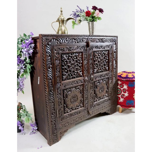 Wood Vintage Hall Cabinet, 1970s For Sale - Image 7 of 10