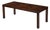 Mid-Century Modern Calvin Furniture for Directional Burl Walnut Parsons Style Coffee Table For Sale