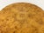 1970s American Modern Round Burl Wood Center Occasional Table For Sale - Image 12 of 16