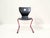 Verner Panton Black School Chairs by Verner Panton, Set of 4 For Sale - Image 4 of 9