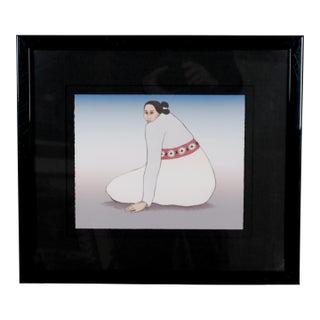 1989 r.c. Gorman "Red Concho" Limited Edition 194/300 Lithograph Hand Signed & Hand Numbered, Framed and Matted Excellent For Sale