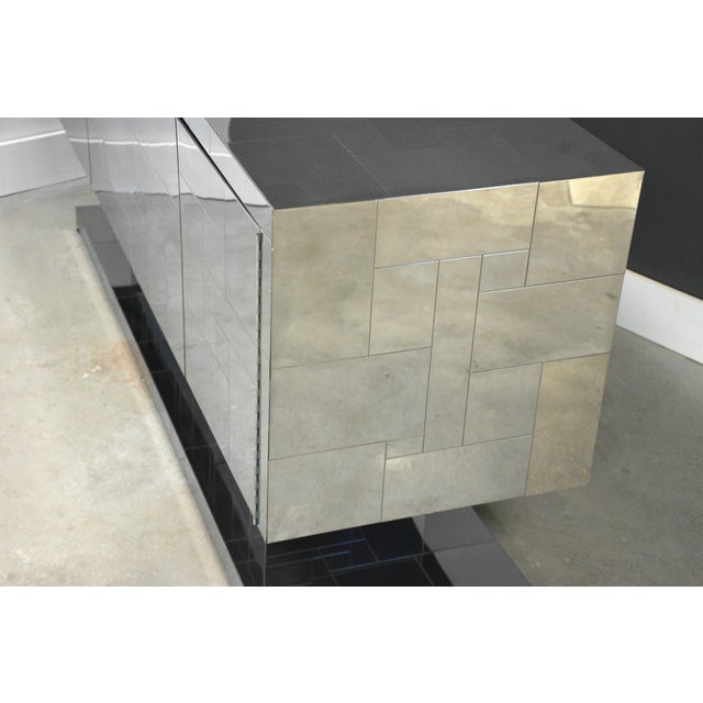 Paul Evans for Directional Cityscape Chrome Cabinet Credenza For Sale In Boston - Image 6 of 12