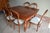 Antique Mahogany Dining Table with Chairs, 1800s, Set of 7 For Sale - Image 5 of 18