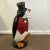 Wood 1980s Vintage Boho Chic Penguin Butler Paper Mache’ Christmas Statue, Life Sized For Sale - Image 7 of 10