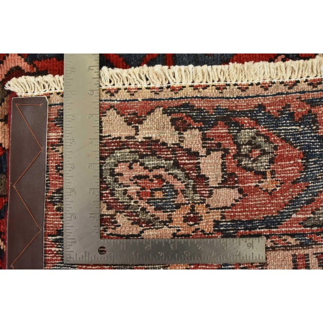 Bakhtiari Rug 5'3'' X 9'11'' Multicolor Wool Semi-Antique Hand-Knotted Carpet For Sale - Image 15 of 15