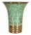 Carl Sorensen Art Deco Verdigris Bronze Trumpet Vase For Sale