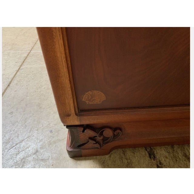 Antique Art Nouveau Cabinet in Wood, 1910 For Sale - Image 10 of 15