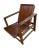 Asian Early 20th Century Antique Chinese Qing Dynasty Ningbo Bamboo Lounge Chairs, a Pair For Sale - Image 3 of 11