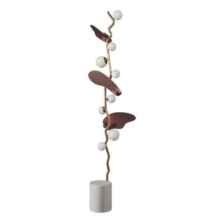 Almond Floor Lamp by Creativemary For Sale