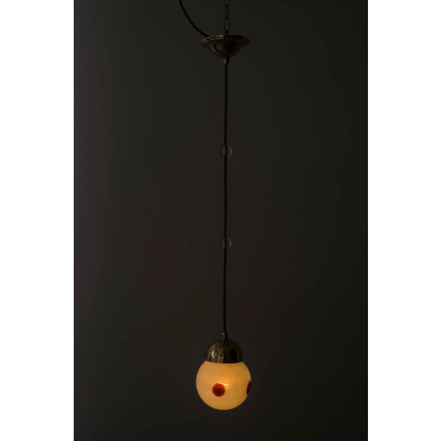 Antique Viennese Hanging Lamp by Koloman Moser for Bakalowits & Söhne For Sale - Image 5 of 10