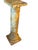 Early 20th Italian Polished Siena Marble Pedestal Column With Warm Toned Veining For Sale - Image 10 of 10