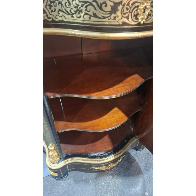Napoleon III Boulle Marquetry Buffet, 1900s For Sale - Image 4 of 12