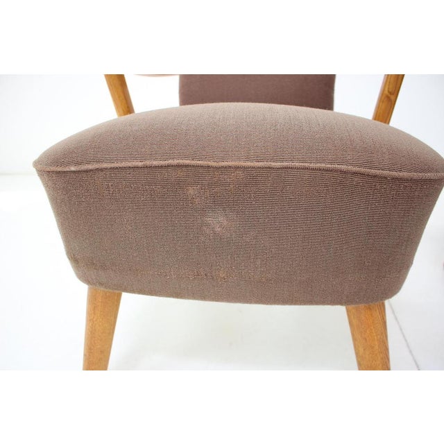 Oak Armchairs by Krasna Jizba, Czechoslovakia, 1940s, Set of 2 For Sale - Image 4 of 16