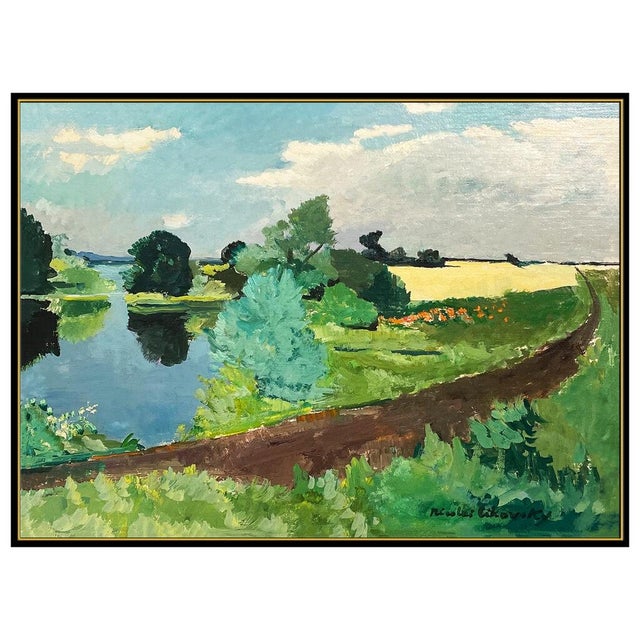 Message us to inquire about custom framing options! (Included for free with every purchase) The artwork here, "Countryside...