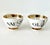 Ceramic 1960s Pair of Gilt Porcelain Appetizer Bowls For Sale - Image 7 of 10