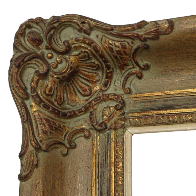 Large Baroque-Style Gilt Wooden Frame For Sale - Image 12 of 17