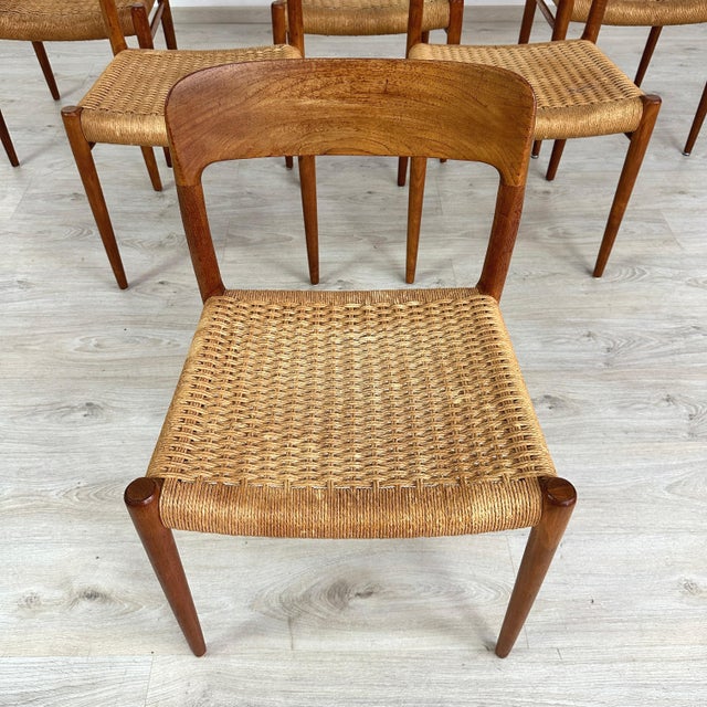 Wood Niels Otto Moller Dining Chairs – Set of 6 For Sale - Image 7 of 9